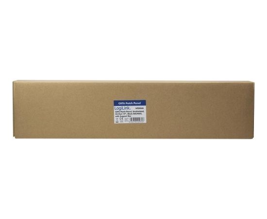 LOGILINK-  CAT6 Patch Panel 19'' 24-Port unshielded, RAL 9005