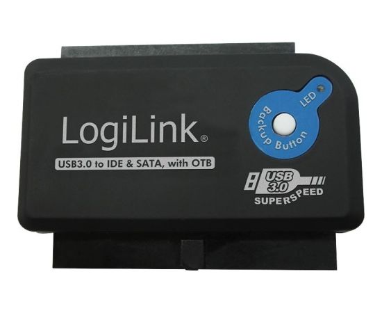 LOGILINK - USB 3.0 to IDE & SATA Adapter with OTB