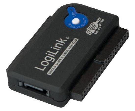 LOGILINK - USB 3.0 to IDE & SATA Adapter with OTB
