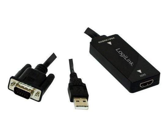 LOGILINK - VGA with Audio to HDMI Converter