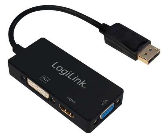 LOGILINK - 4K DisplayPort to DVI/HDMI/VGA Converter