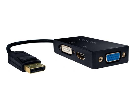 LOGILINK - 4K DisplayPort to DVI/HDMI/VGA Converter