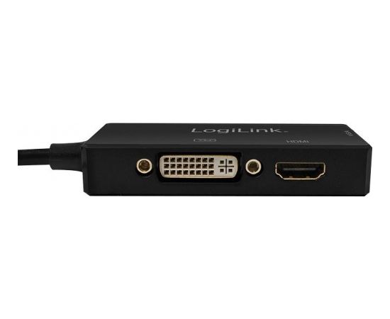 LOGILINK - 4K DisplayPort to DVI/HDMI/VGA Converter