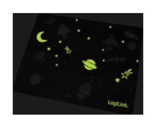 LOGILINK - Glimmer mouspad, ''Little Planet''