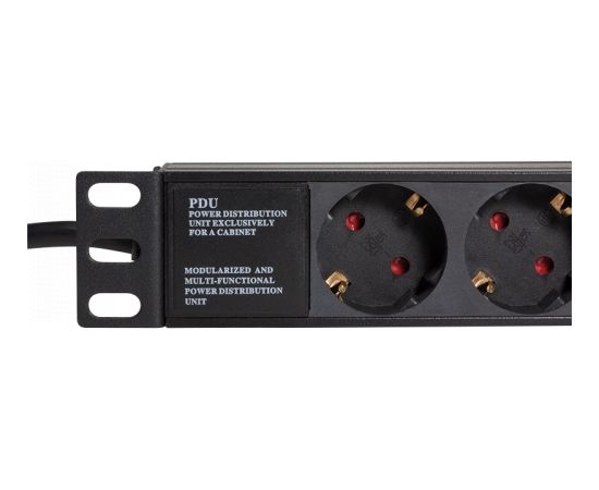 LOGILINK- 19''  power distribution unit with 9 german sockets without ON/OFF swi