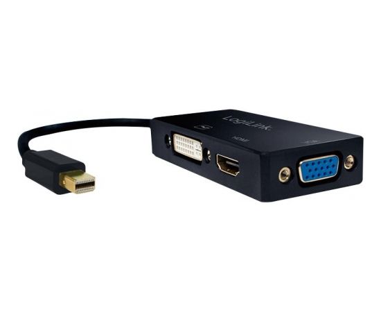 LOGILINK - 4K Mini DisplayPort to DVI/HDMI/VGA Converter