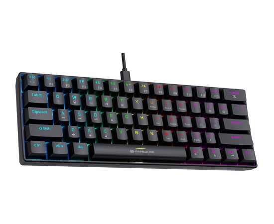 Tracer 47872 Gamezone CLAWS 61 USB Mechanical Keyboard, Black Клавиатуры