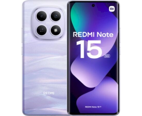 Xiaomi Redmi Note 15 5G Смартфон 12GB / 512GB Purple Мобильные телефоны