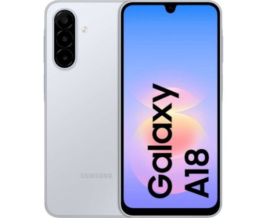 Samsung Galaxy A18 Viedtālrunis 4GB / 128GB Silver Mobilie telefoni