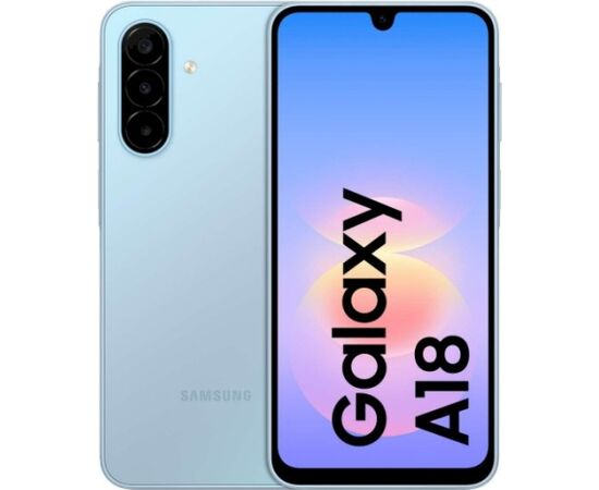 Samsung Galaxy A18 Viedtālrunis 4GB / 128GB Light Blue Mobilie telefoni