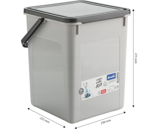 ROTHO Basic - detergent container - 9l Atkritumu tvertnes