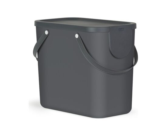 ROTHO Albula Anthracite - waste sorting container - 25l Atkritumu tvertnes