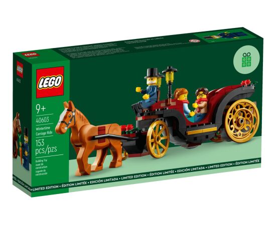 LEGO 40603 Wintertime Carriage Ride Citas preces, LEGO
