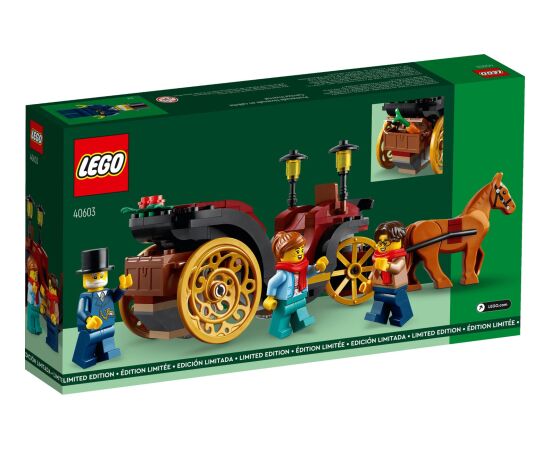 LEGO 40603 Wintertime Carriage Ride Citas preces, LEGO