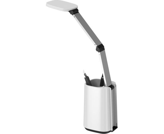 Activejet AJE-TECHNIC LED desk lamp with display white Biroja galda lampas