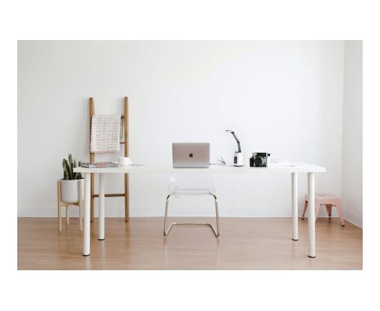 Activejet AJE-TECHNIC LED desk lamp with display white Biroja galda lampas