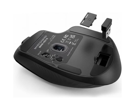 Tacens Mars Gaming MMWHEX16 mouse Right-hand Bluetooth Optical 24000 DPI Peles, ievadierīces