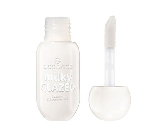 Essence Milky GLAZED Glossy Lip Balm - Lesklý balzám na rty 4 ml 06 Cherry on Top Духи и косметика
