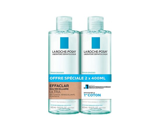 La Roche-posay Effaclar Purifying Micellar Water Duo Sejas kopšana
