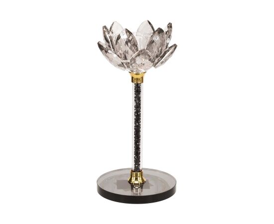 Candlestick CHANLE H15.5cm, grey Новости, мебель, дом