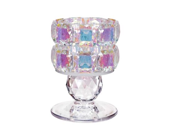 Candle holder CHANLE D8xH10cm, glossy Новости, мебель, дом