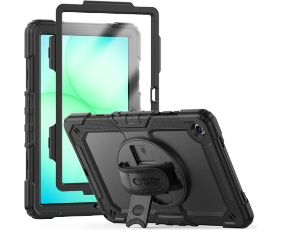 Tech-Protect   Tech-Protect Solid Case for Samsung Galaxy Tab A9+ / A11+ Plus 11.0 X210 / X215 / X216 / X230 / X235 / X236 - Black Neoriģinālie Maciņi