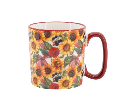 Mugs FRIENDS 2pcs 450ml, sunflowers Новости, мебель, дом