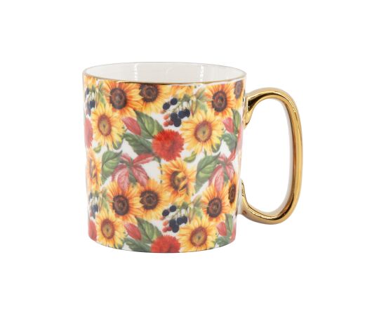 Mugs FRIENDS 2pcs 450ml, sunflowers Новости, мебель, дом