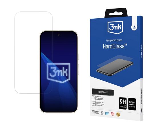 Tempered glass 3mk Hard Glass Google Pixel 11/11 Pro Ekrānu aizsardzība