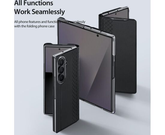 Case Dux Ducis Bril Samsung F976 Z Fold8 Ultra black Neoriģinālie Maciņi
