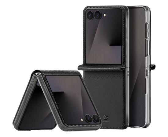 Case Dux Ducis Bril Samsung F776 Z Flip8 black Neoriģinālie Maciņi