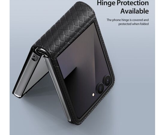 Case Dux Ducis Bril Samsung F776 Z Flip8 black Neoriģinālie Maciņi