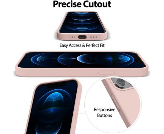 Case Mercury Pure Magsafe Silicon Case Samsung A576 A57 5G pink sand Neoriģinālie Maciņi