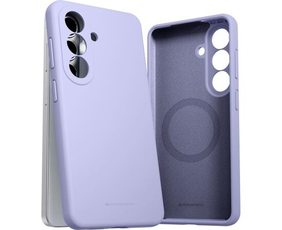 Case Mercury Pure Magsafe Silicon Case Samsung A576 A57 5G lavander gray Neoriģinālie Maciņi