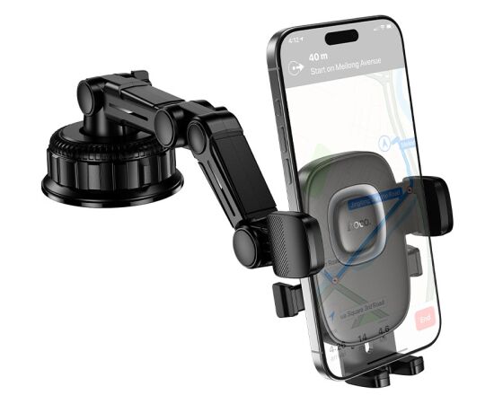 Car phone holder Hoco H89 (dashboard) black Telefonu Turētāji Auto Velo Moto