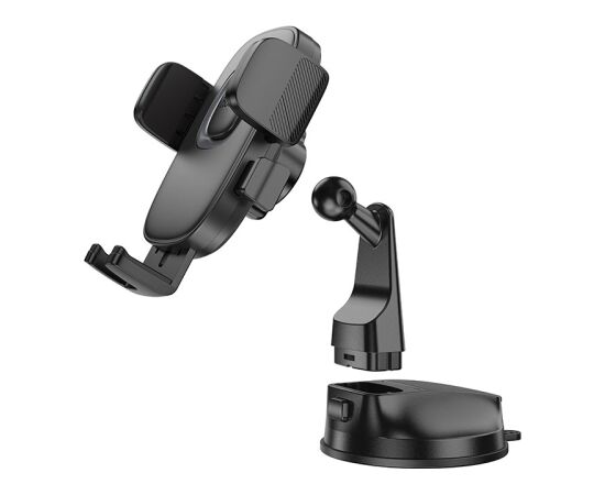 Car phone holder Hoco H76 (dashboard) black Telefonu Turētāji Auto Velo Moto