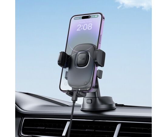 Car phone holder Hoco H76 (dashboard) black Telefonu Turētāji Auto Velo Moto