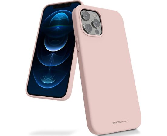Case Mercury Silicone Case Apple iPhone 15 pink sand Neoriģinālie Maciņi