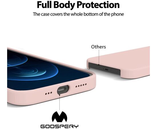 Case Mercury Silicone Case Apple iPhone 15 pink sand Neoriģinālie Maciņi