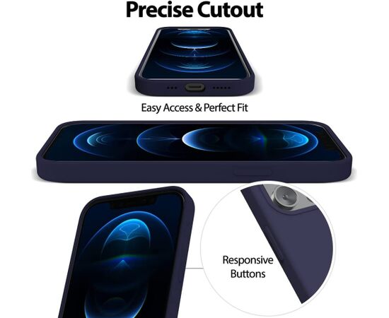 Чехол Mercury "Silicone Case" Apple iPhone 13 темно синий Чехлы - альтернативные