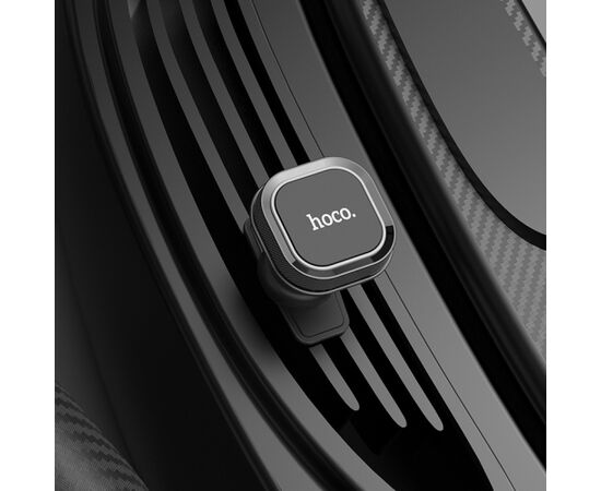 Car phone holder Hoco CA52 for using on ventilation grille, magnetic, black-gray Telefonu Turētāji Auto Velo Moto
