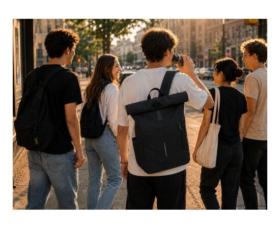 Tracer 47884 ROLL Backpack 15,6", Black Mugursomas