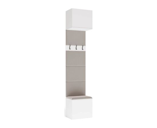 Top E Shop HAGA 1SZ White Coat Rack Jaunumi -Dārzam