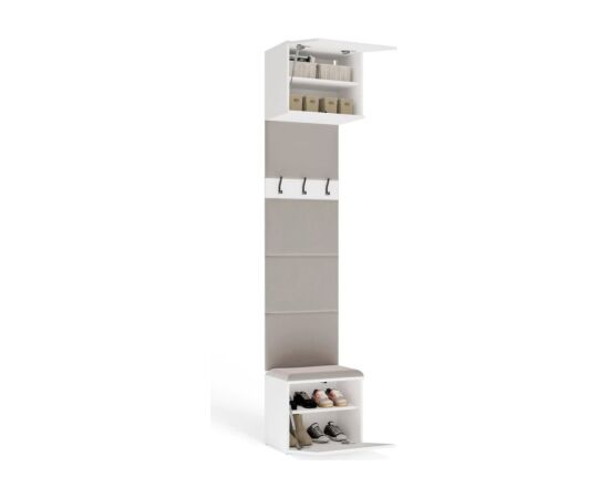 Top E Shop HAGA 1SZ White Coat Rack Jaunumi -Dārzam