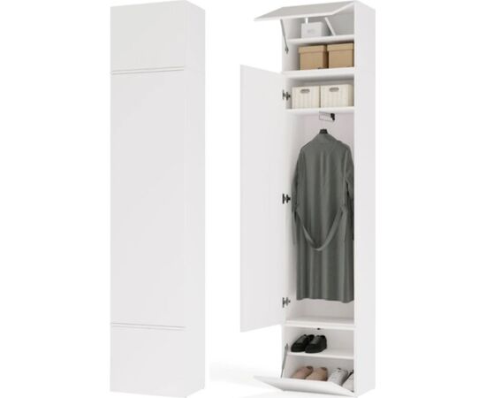 Top E Shop HAGA White Wardrobe Шкафы