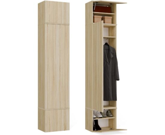 Top E Shop HAGA 1SZ Wardrobe – Sonoma Oak Skapji