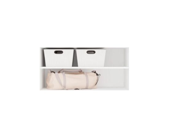 Top E Shop OPENO 100 WHITE Extension Unit – Modular Wardrobe Shelf, 100 cm, for the Bedroom Jaunumi -Dārzam