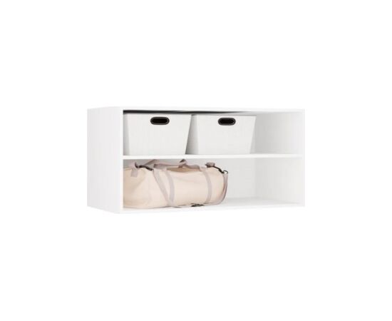 Top E Shop OPENO 100 WHITE Extension Unit – Modular Wardrobe Shelf, 100 cm, for the Bedroom Jaunumi -Dārzam