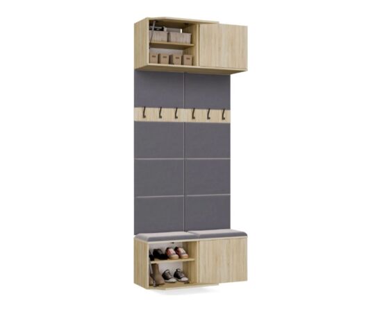Top E Shop HAGA II 2W Wardrobe – Sonoma Oak Jaunumi -Dārzam