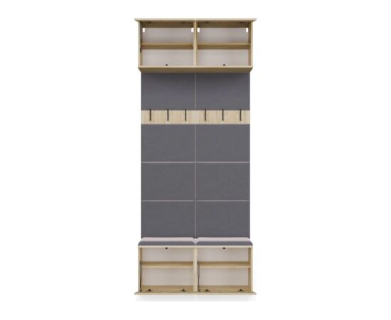 Top E Shop HAGA II 2W Wardrobe – Sonoma Oak Jaunumi -Dārzam